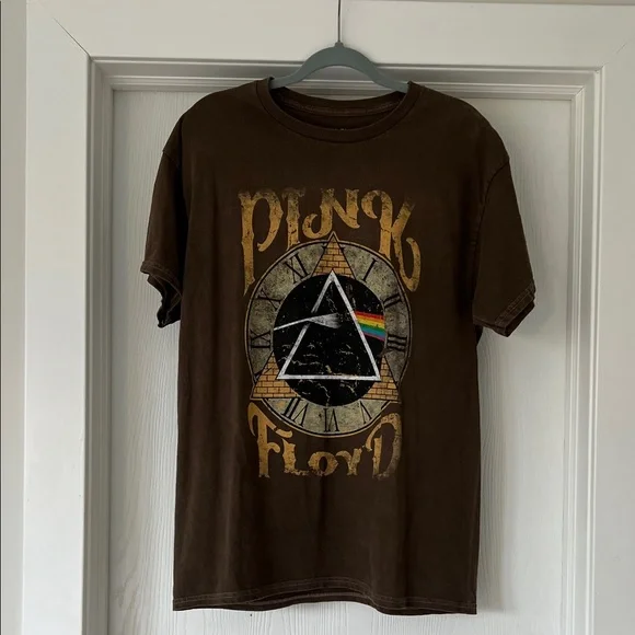 Pink Floyd Brown Graphic T-Shirt - Picture 2 of 3
